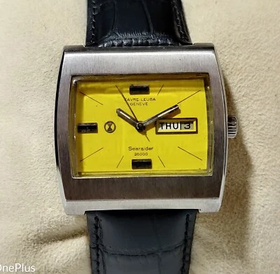 Favre Leuba Searider 36000 38mm Automatic 21 Jewels Men's Wrist Watch IR193 - Image 1 of 4