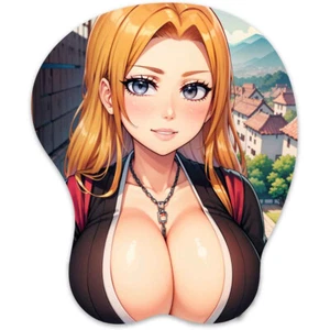 NUEVA Alfombrilla de Ratón 3D Oppai Alfombrilla de Ratón con Reposamuñecas Alivio del Dolor Boob-pad Matsumoto - Imagen 1 de 6