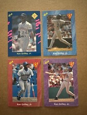 4 1990 & 1991 Classic Ken Griffey Jr. LOT NMT Seattle Mariners #20 #T3 #T1 #120
