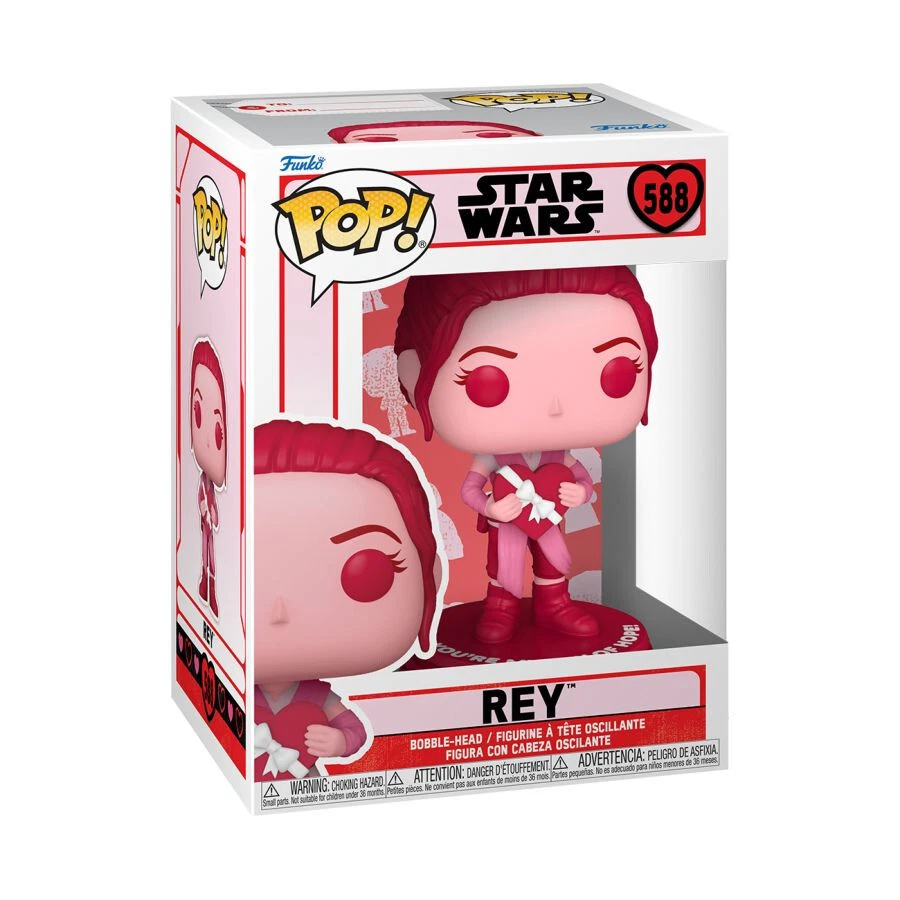 Star Wars - Rey Valentines Edition Pop!-Funko-FUN67614 Foto 1 de 1