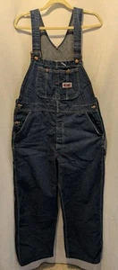 Big Mac Bibs Overalls Pants W40 X L29 Actual 27.5" Inseam Carpenter Farmer Denim - Imagen 1 de 14