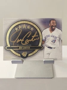 2021 Topps Five Star 9/40 Joe Carter Golden Graphs Autographed Card #GG-JCA - Picture 1 of 3