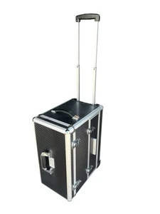 OPI Salon Professional Travel Nail Make Up Hair Cart Trunk Suit Case Black - Picture 1 of 11
