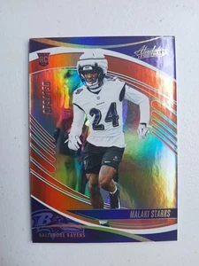 Absolute Malaki Starks Rookies RC #155 2025 Spectrum Orange/150 Ravens - Imagen 1 de 2