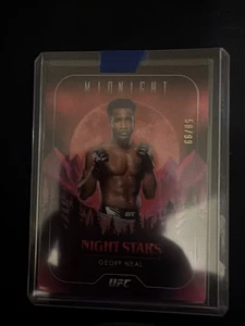 2024 Topps Midnight UFC - Night Stars Geoff Neal #NS-17 Twilight /99 - Picture 1 of 2