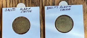 BALLY'S ALADDIN CASTLE CASINO MARKEN PAAR - SCHÖNES DETAIL - NACHLASSFUND - Bild 1 von 2
