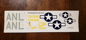 1989 Monogram B-26 Marauder 1:48 Model Kit #5506 Original Decals Only - Picture 1 of 1