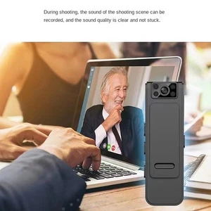L8 Mini Body Camera 1080P HD WiFi Sports Camera 180 ° Rotatable Night Vision - Afbeelding 1 van 10