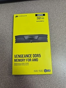 CORSAIR Vengeance 32 Go (2 x 16 Go) 288 broches PC RAM DDR5 6000 (PC5 48000) ordinateur de bureau m - Photo 1/3