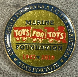 Authentic Challenge Coin ~ United States Marine Corps TOYS FOR TOTS ~ 2010 - Bild 1 von 5