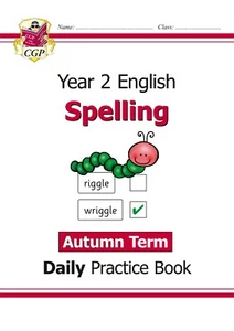 KS1 Year 2 Spelling Daily Practice Book Autumn Term with Answer Ages 6-7 CGP - Picture 1 of 8