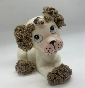 Lefton Spaghetti Dog puppy With Bug Vintage Mid Century Porcelain Figurine (y) - Bild 1 von 7