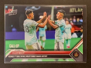 2023 Topps AHORA MLS #112 | TYLER WOLFF | Llamada (RC) | Atlanta Utd; tarjeta base - Imagen 1 de 2