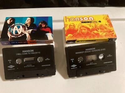 Hanson MMMbop & I Will Come to You Cried Cassette Tapes Single 1997 Mercury 90s Foto 1 de 4
