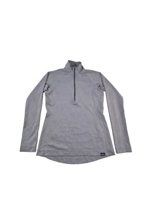 Capa Base Térmica Manga Larga Patagonia Capilene 1/2 Cremallera Cuello Simulado Pequeña Lavanda Foto 1 de 4