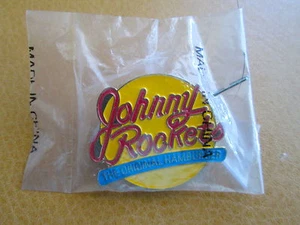 New ~ Johnny Rockets ~ Pinback "The Original Hamburger" Pin ~ Metal Enamel - Picture 1 of 1