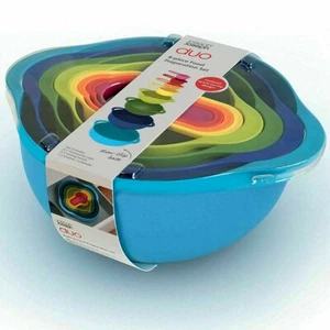 Joseph Joseph DUO 8-teiliges verschachteltes Schüssel-Set für Lebensmittelzubereitung - brandneu - Bild 1 von 9