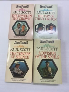 4x Paul Scott The Jewel In The Crown Vintage 60's / 70's Paperback Book Bundle - Picture 1 of 18
