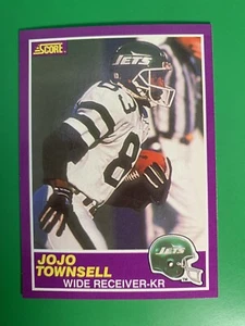 1989 SCORE JoJo Townsell #374S New York Jets - Picture 1 of 2