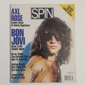 Spin Bon Jovi Axl Rose Donald Trump Iggy Pop Bob Mould Mano Negra Judas Priest F - Picture 1 of 5