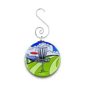 Disc Golf Retro Mini Ornament Handmade Holiday Stocking Stuffer Gift Decor - Picture 1 of 14