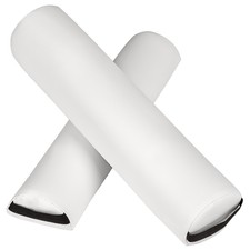 Rullo Cuscino semicilindrico+ cuscino cilindrico massaggiante per lettino bianco