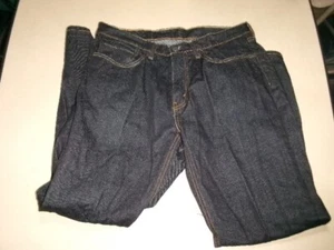 Mens LEVI STRAUSS & CO Jeans 541 34x30 Lightly Used Athletic Taper Fit Dark Blue - Foto 1 di 7