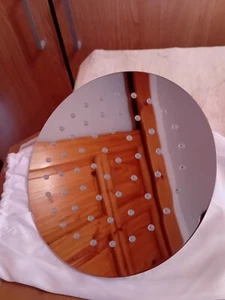 Victoria Plum Round Mirrored Shower Head 200 X 2mm R2002M 313461 RRP £38!!! - Picture 1 of 3