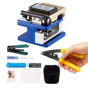FTTH Fiber Optic Splice Tool Kit Fiber Cutter Optical Fiber Cleaver Tool FC-6S - Picture 1 of 12