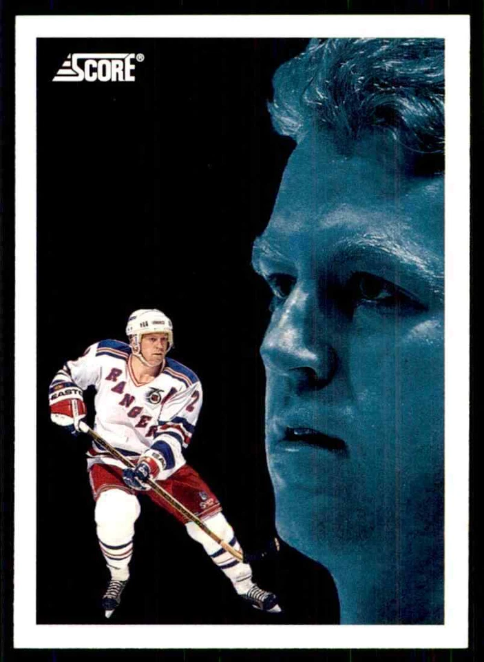 1992-93 Score Brian Leetch #491 - Image 1 of 2