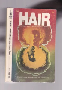 HAIR. The American Tribal Love-Rock Music. Pocket Book 5th print 1970 - Picture 1 of 3