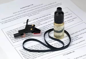 Headshell, cartridge, Stylus, Belt, Oil Kit for REALISTIC LAB310, - 27,OS - Picture 1 of 4
