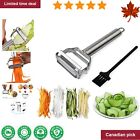 Stainless Steel Julienne Peeler - Ultra-sharp Blades - Fast & Safe - Top Quality