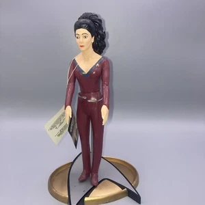 1992 Star Trek Next Generation 10 inch action figure+stand COUNSELOR DEANNA TROI - Picture 1 of 4