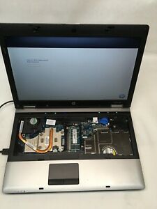 HP ProBook 6445b 14" Laptop Boots to Locked BIOS NO Keyboard/HDD/Battery JR