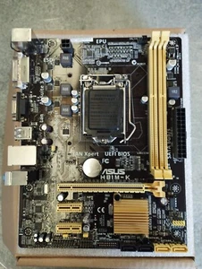 Placa Base ASUS H81M-K / Socket LGA1150 / DDR3 1600 MHz - Imagen 1 de 2