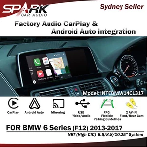 ENLACE ESPEJO RETROVISOR AUTOMÁTICO INALÁMBRICO CARPLAY ANDROID PARA BMW Serie 6 F12 NBT 2013-2017 - Imagen 1 de 1