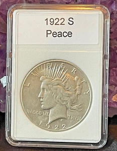 1922 S PEACE SILVER DOLLAR --- TOUGH DATE - NOT TOO COMMON - Picture 1 of 5