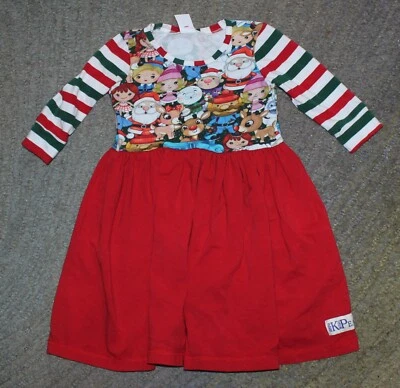 Vestido de Navidad manga larga para niñas KPea - talla 4 - usado en excelente estado Foto 1 de 4