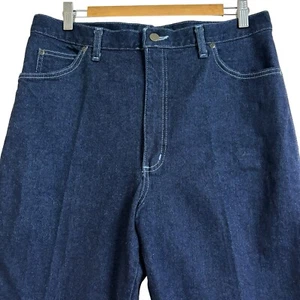 Vintage Lee Jeans Size 18 Blue Denim No 15 Made Australia NOS 70s 80s - Foto 1 di 14