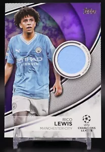 Rico Lewis 2023-24 Topps UEFA Club Competitions Purple Relic /299 #TS-RI - Picture 1 of 2