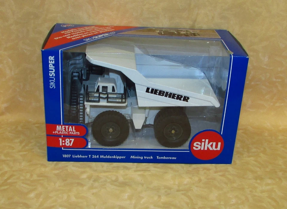 MODELLINO SIKU SUPER 1:87 n°1807 AUTOCARRO CASSONE RIBALTABIL LIEBHERR cod.25475 - Immagine 1 di 1