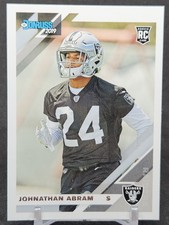 2019 Panini Donruss Football Johnathan Abram Rated Rookie Card RC #261 Raiders 