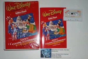 Walt Disney Radio Shack Goofy Covers Government PC Software 1983 TRS-80 Computer - Picture 1 of 6