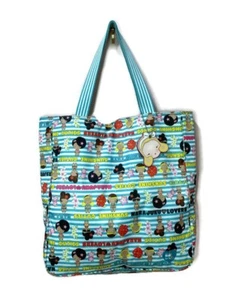 Gwen Stefani Harajuku Lovers Sunshine Cuties Summer Canvas Beach Tote Bag 15"L - Picture 1 of 11