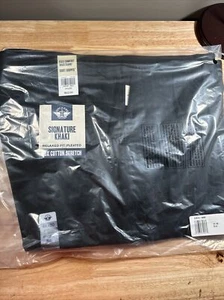 Dockers Men's Relaxed Fit Signature Lux Cotton Stretch Pleated Black 44x30 New - Picture 1 of 5