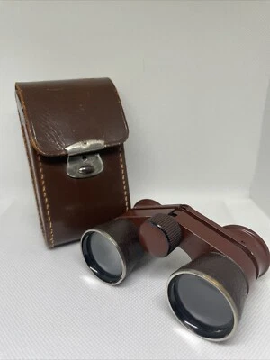 Vintage Fernglas von RUKA RATHENOW Stadion D.R.P. mit Lederetui - gebraucht. - Bild 1 von 4