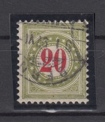 OD21836/SUIZA - FRANQUEO ADEUDADO - MI # 19 II AXdbN USADO - CV 210 $ Foto 1 de 2