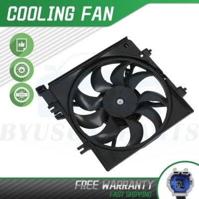 Conjunto de ventilador de refrigeração do radiador compatível com 2008-2016 Subaru Impreza 2013-18 WRX STI - Imagem 1 de 4