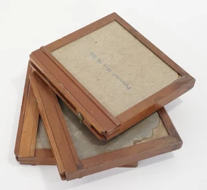 SOPORTES PLACAS BLAIR 4X5, LOTE DE TRES, FECHA PATENTE DE 1883 (LEER)/cks/220050 - Imagen 1 de 3